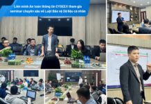 Liên minh CYSEEX tham gia seminar chuyên sâu về Luật Bảo vệ Dữ liệu cá nhân